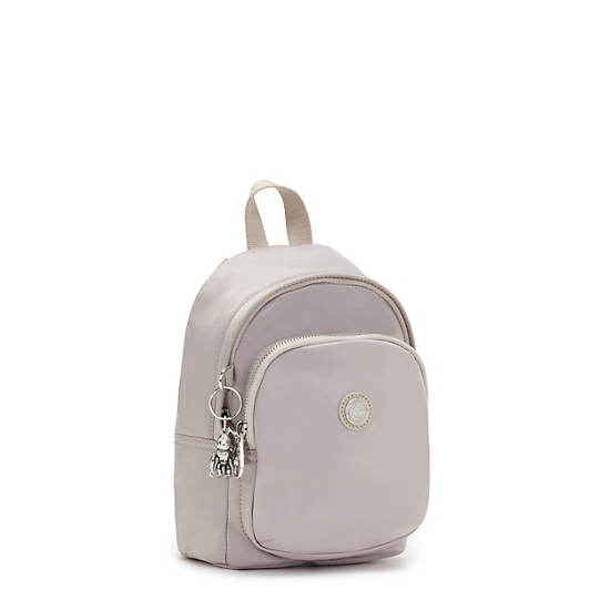 Kipling Delia Compact Metallic Convertible Rygsække Hvide | DK 1559NW